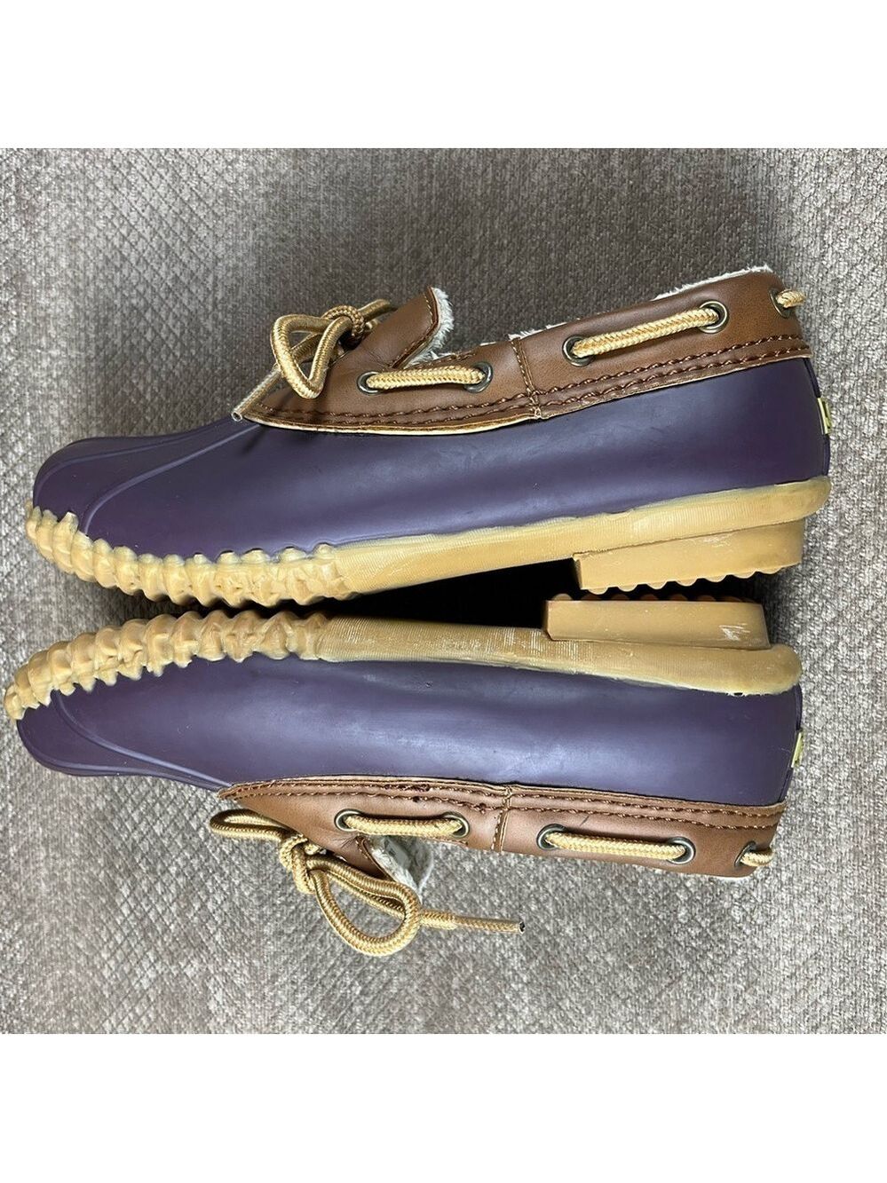 JBU Sport Women’s Purple Gwen Slip On Duck Shoes size size 6 EUC - Picture 4 of 12